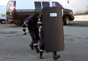 ALARMĂ falsă cu bombă în timpul protestului din PMAN