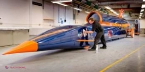 Mașina care atinge 1609 km/h a ajuns în România!