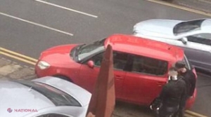 FOTO, VIDEO // O JURNALISTĂ a vrut să îi dea o lecţie unui individ care a parcat neregulamentar. Cum a reacţionat BIZONUL cu Audi e incredibil