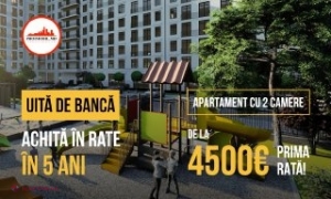 VIDEO // Apartament cu DOUĂ camere la Valea Morilor - de la 4 500 € prima rată, achitare timp de 5 ani și fără implicarea băncii