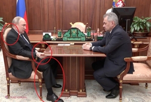 VIDEO // Ultima apariţie a liderului de la Kremlin stârneşte controverse. Putin ar avea semne de cancer terminal: „Nu arată deloc bine”. Ce s-a întâmplat la întâlnirea cu Șoigu