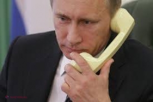 Putin a pus mâna pe TELEFON şi a sunat-o pe Merkel. Ce i-a transmis