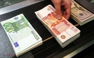 Creștere CONSIDERABILĂ a cumpărării de ruble rusești în R. Moldova