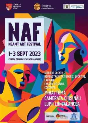 Artiști din R. Moldova participă la ediția din acest an a „Neamţ Art Festival”