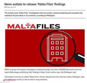 Malta Files, o nouă ANCHETĂ gigant tip Panama Papers: Dezvăluiri despre zeci de mii de firme mari şi personalităţi implicate în paradisul fiscal maltez 