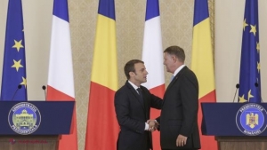 Macron: „Salut munca președintelui Iohannis, care nu își lasă țara din mână”