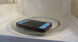 VIDEO // Ce se întâmpla dacă APELEZI un telefon mobil aflat în CUPTORUL cu microunde? Nu încercați acasă