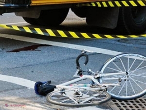 Biciclist din capitală, lovit de un „BMW”
