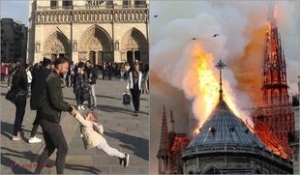 IMAGINEA devenită VIRALĂ, făcută cu O ORĂ înainte ca Notre-Dame să fie cuprinsă de FLĂCĂRI: Fotograful a făcut anunţul aşteptat de tot internetul! Căutările au luat sfărşit!