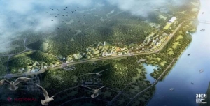 FOTO // Cum arată oraşul acoperit COMPLET de pădure. 40.000 de copaci vor fi plantaţi pentru a produce 900 de TONE de oxigen anual