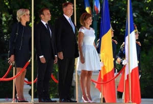 Brigitte Macron a fost foarte frumoasă la București