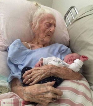 INCREDIBIL // La 101 ani, a NĂSCUT un bebeluş perfect sănătos! Tatăl băieţelului are 26 de ani 