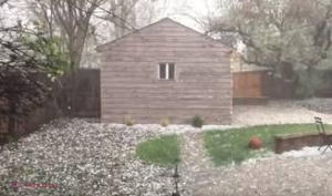 VIDEO // Imagini spectaculoase din SUA cu grindină cât pumnul şi nori în formă de pâlnie