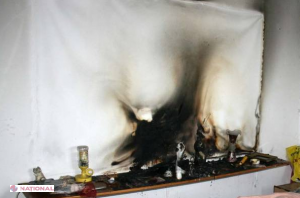 Cadavrul unei femei, găsit carbonizat