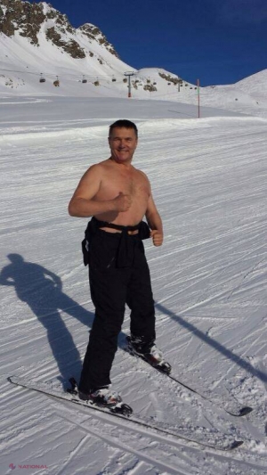 FOTO Ex-ministru, DEZBRĂCAT în Alpii elvețieni