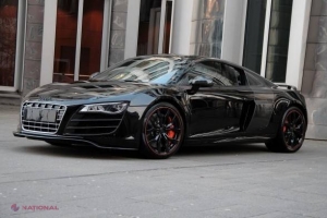 FOTO // Poliţiştii au rămas MASCĂ! Un „Audi R8” a blocat pur şi simplu radarul