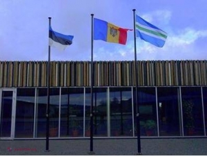 ONOARE // Drapelul R. Moldova, arborat în faţa unei Primării din Estonia