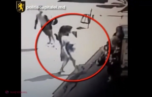 VIDEO // RUȘINOS: O femeie din Chișinău FURĂ, ziua în amiaza mare, un suport care aparține unui copil invalid