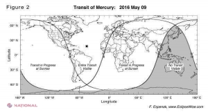  Un eveniment astronomic DEOSEBIT va putea fi observat pe data de 9 mai. Se petrece numai de câteva ori într-un secol