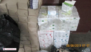 Mii de pachete cu țigări de contrabandă depistate într-un microbuz