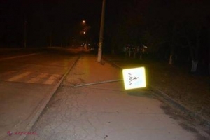 R. Moldova // Supărat că şi-a agăţat haina într-un indicator rutier, le-a DISTRUS pe toate