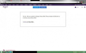ATENȚIE: Dacă BLOCAȚI reclamele, vi s-ar putea interzice ACCESUL la e-mail