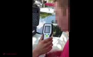 VIDEO // Un șofer beat criță, pe CONTRASENS, ziua în amiaza mare la Chișinău: Ce a făcut atunci când a văzut polițiștii