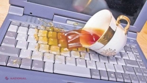 Ce să faci dacă ai vărsat apă pe laptop