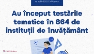 Evaluări naționale în aprilie: Peste 860 de școli încep testările la limba română, matematică și limbi străine