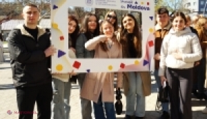 Ministrul Educației, Dan Perciun, promovează studiile în Moldova la târgul universitar din Strășeni: