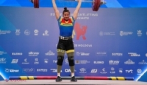 Elena Erighina scrie istorie pentru Moldova cu trei medalii de aur la Campionatul European de Haltere