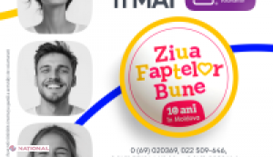Ziua Faptelor Bune 2025: Republica Moldova sărbătorește un deceniu de solidaritate și implicare comunitară