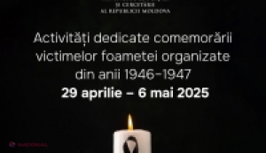 Activități în memoria victimelor foametei din 1946–1947, desfășurate în școlile și universitățile din R. Moldova