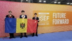 Performanță remarcabilă a elevilor din Moldova la Concursul Internațional de Științe și Inginerie Regeneron ISEF 2025 din SUA