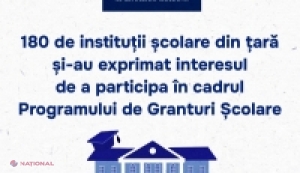Interes Major pentru Granturile Școlare: 180 de Instituții se Înscriu în Programul MEC cu Fonduri de la Banca Mondială