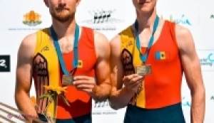 Moldova urcă pe podium la Europenele de canotaj: Bronz cucerit de Naumciuc și Zincenco