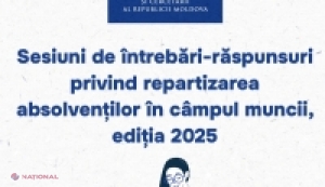 MEC deschide dialogul cu absolvenții despre repartizarea în câmpul muncii pentru 2025