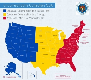Noi oportunități pentru moldovenii din SUA: consulatele din Chicago și Sacramento și-au început activitatea