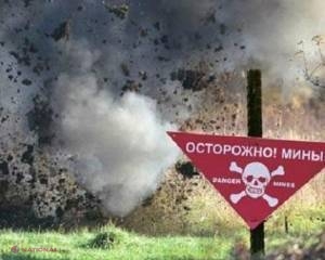 Câmpuri minate în satele ucrainești. O explozie a făcut nouă victime