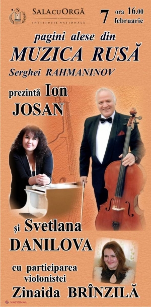 „Pagini alese din muzica rusă” la Chișinău