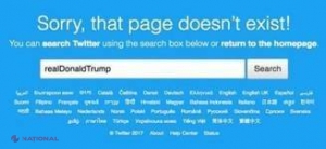 Contul de Twitter al lui Trump, dezactivat de un angajat al rețelei aflat în ultima zi de muncă