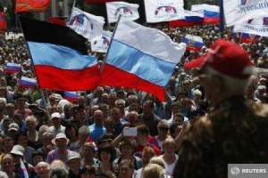 O „uniune a republicilor populare” a fost formată în estul Ucrainei