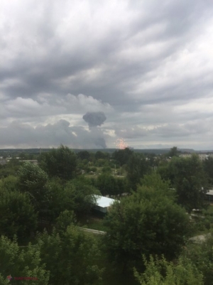 EXPLOZIE la un depozit de armament din Rusia: Cel puţin patru răniţi, inclusiv un copil