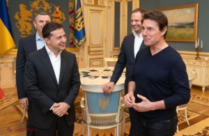 Când doi actori se întâlnesc: Volodimir Zelenski l-a invitat pe Tom Cruise la Kiev, în plin scandal politic. Ce reacţii au avut cei doi