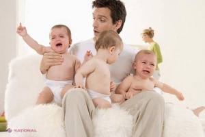 DECIS// Familiile cu tripleți vor primi indemnizații pentru a putea angaja o bonă