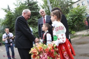 Primul sunet: Timofti - la baştină, Leancă - la Cricova