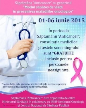 Consultații GRATUITE la Institutul Oncologic!