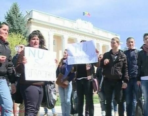 Protest anti-BAC la Chișinău
