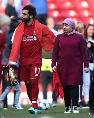 FOTO // Apariţie rară a soţiei lui Mohamed Salah! Cum arată Magi, partenera golgheterului din Premier League