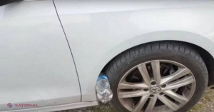 VIDEO // Noua metodă a HOȚILOR! Aveți mare grijă dacă găsiți o STICLĂ înfiptă între roata de la mașină și aripă!
